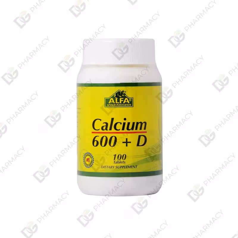 کلسیم 600 ویتامین D آلفا ویتامینز دیجی فارماسی