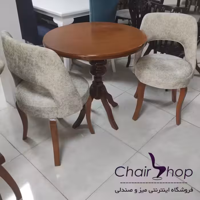 میز گرد 70 پایه گلدانی