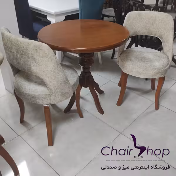 میز گرد 70 پایه گلدانی