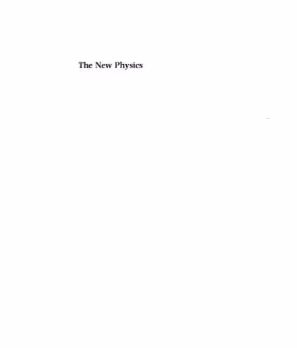 خرید و دانلود نسخه کامل کتاب The New Physics