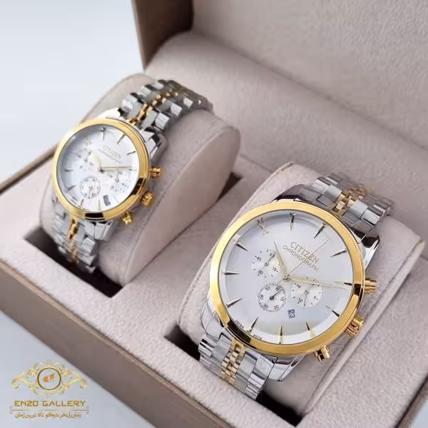 ساعت مچی سیتیزن ست مردانه زنانه جدید  ct 331