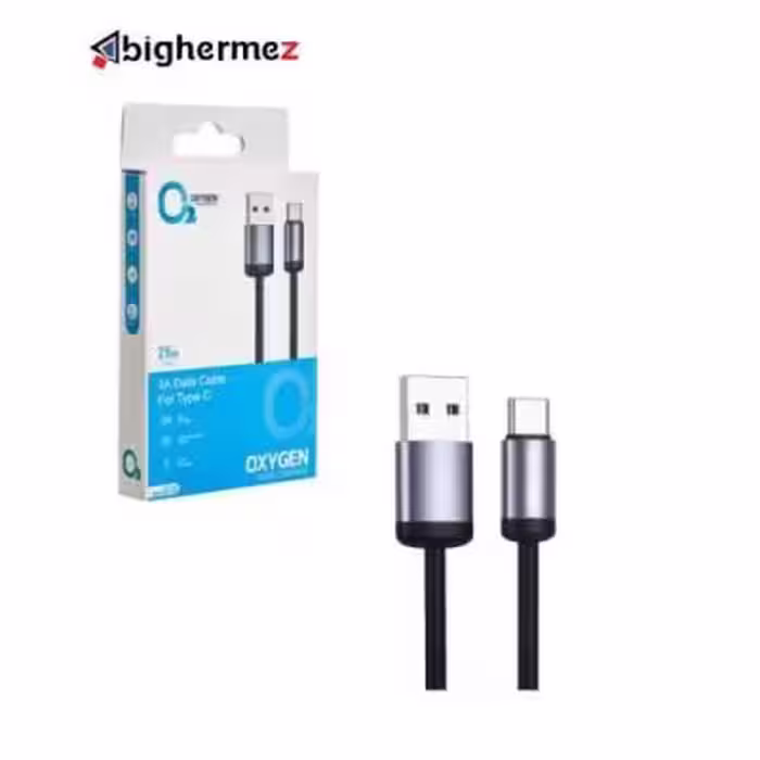 کابل شارژ TYPE-C اکسیژن مدل LX-22 به طول 25 سانتی متر