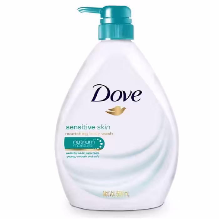 شامپو بدن داو Dove مدل Sensitive Skin Nourishing حجم 550 میلی لیتر اورجینال