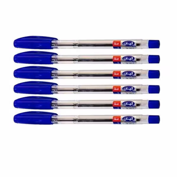 بلیستر 6عددی (6آبی) خودکار کیان سايز 1ميلKian