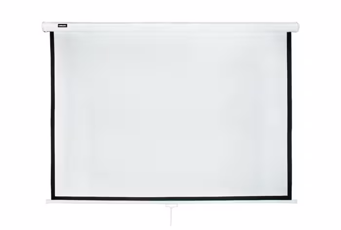 پرده نمایش دستی پروژکتور سلکسون سایز 180x180 مدل CS180M