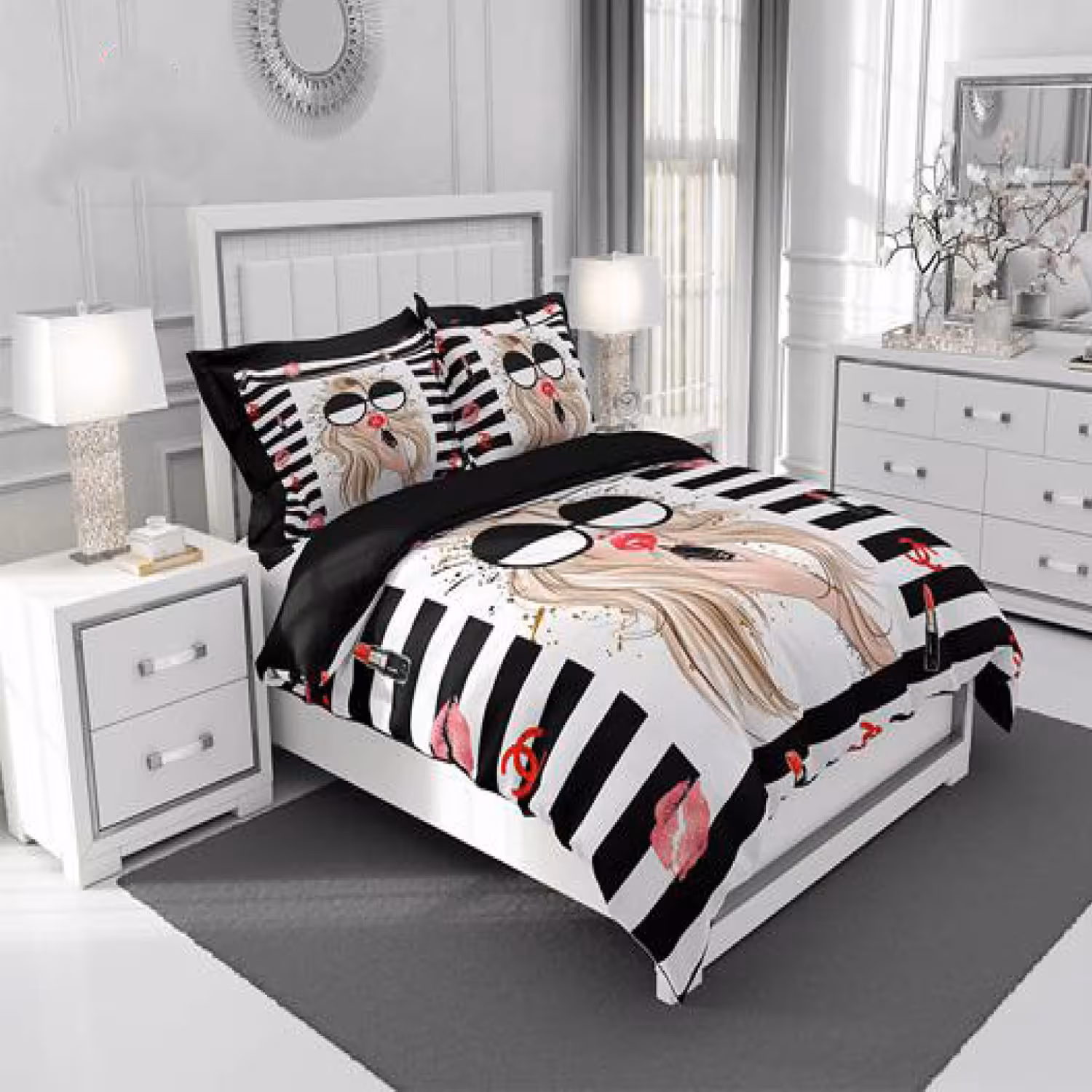 سرویس روتختی سه‌بعدی چیداری مدل 4040