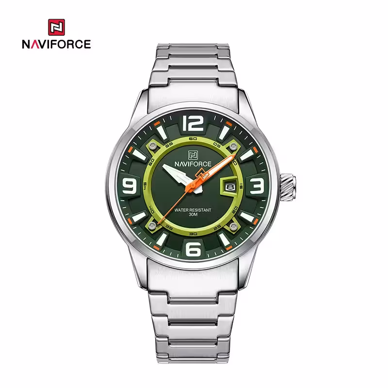 ساعت مچی مردانه نیوی فورس Naviforce NF 8044 S/GN/S