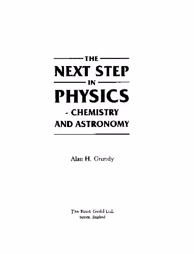 خرید و دانلود نسخه کامل کتاب The Next Step in Physics And Astronomy and Chemistry