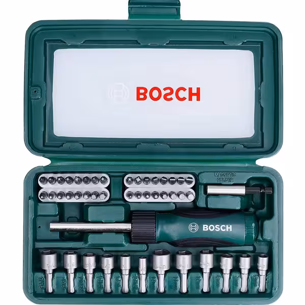 آچار بکس بوش مدل ‎2607019504 مجموعه 46 عددی | کالا مکس