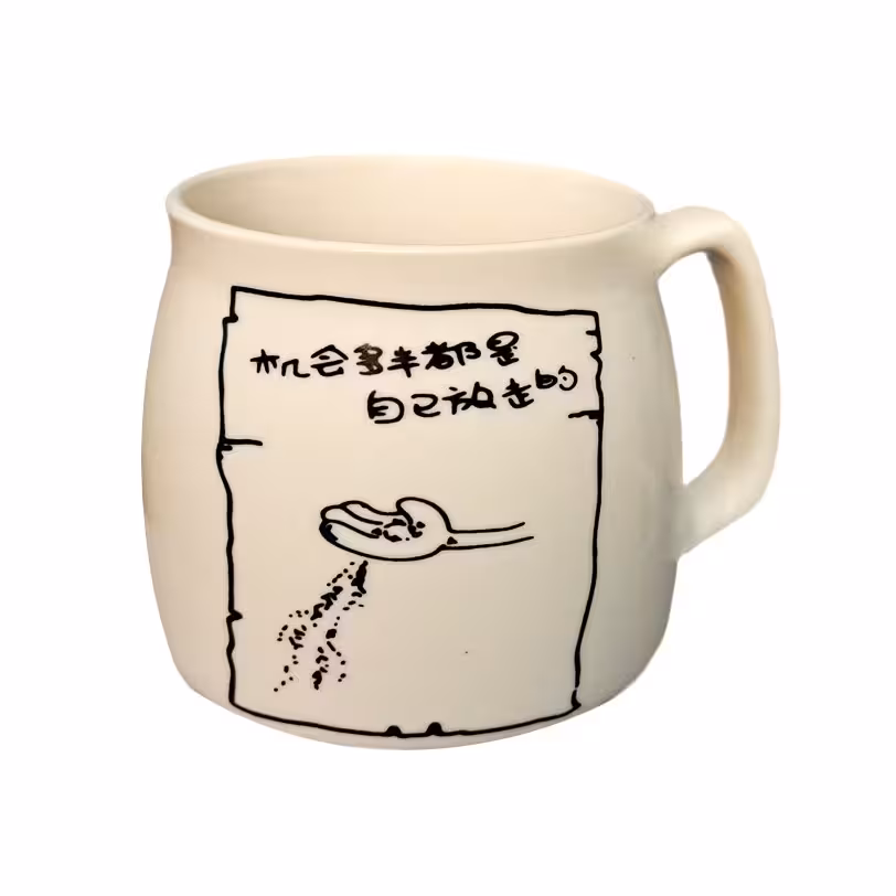 ماگ وارداتی ساخت چین طرح دست مدل فانتزی 