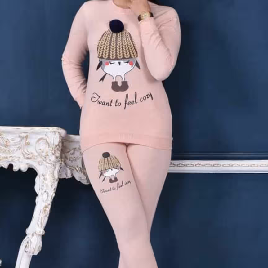 ست بلوز و شلوار طرح فوکول
