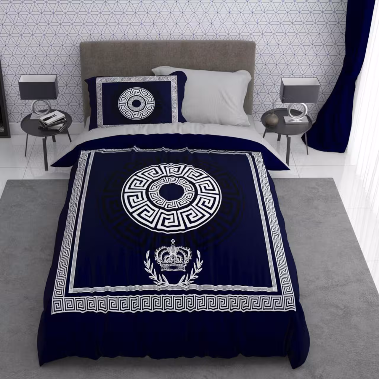 سرویس لحاف روتختی ترکسان یک نفره 4 تیکه کد D206