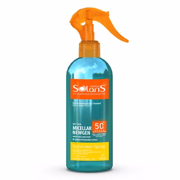 لوسیون دوفازی ضد آفتاب سولاریس spf50