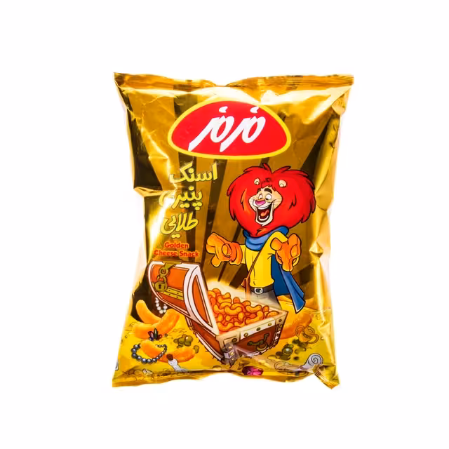 اسنک پنیری طلایی مزمز 110 گرمی