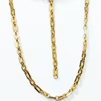 دستبند و زنجیر استیل رنگ ثابت طلایی STAINLESS STEEL