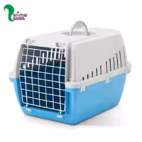 باکس حمل نقل سگ و گربه برند ساویک دارای مجوز پرواز سایز 2 (آبی)