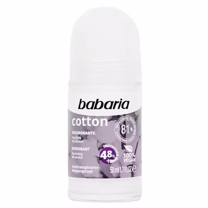 رول ضد تعریق دئودورانت باباریا مدل Cotton حجم 50 میل