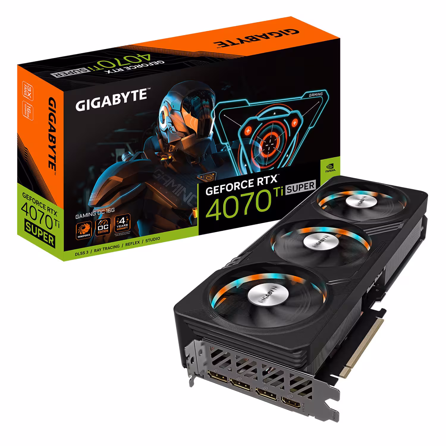 کارت گرافیک گیگابایت  RTX 4070 TI SUPER GAMING OC 16GB