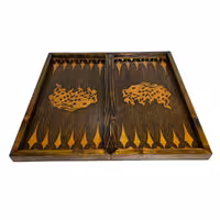 تخته نرد و شطرنج چوب روس کد A114