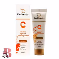 کرم ضد لک صورت ویتامین سی دلبستو 30 میلی لیتر | Delbesto Vitamin C Pigment Correcting Cream 30ml