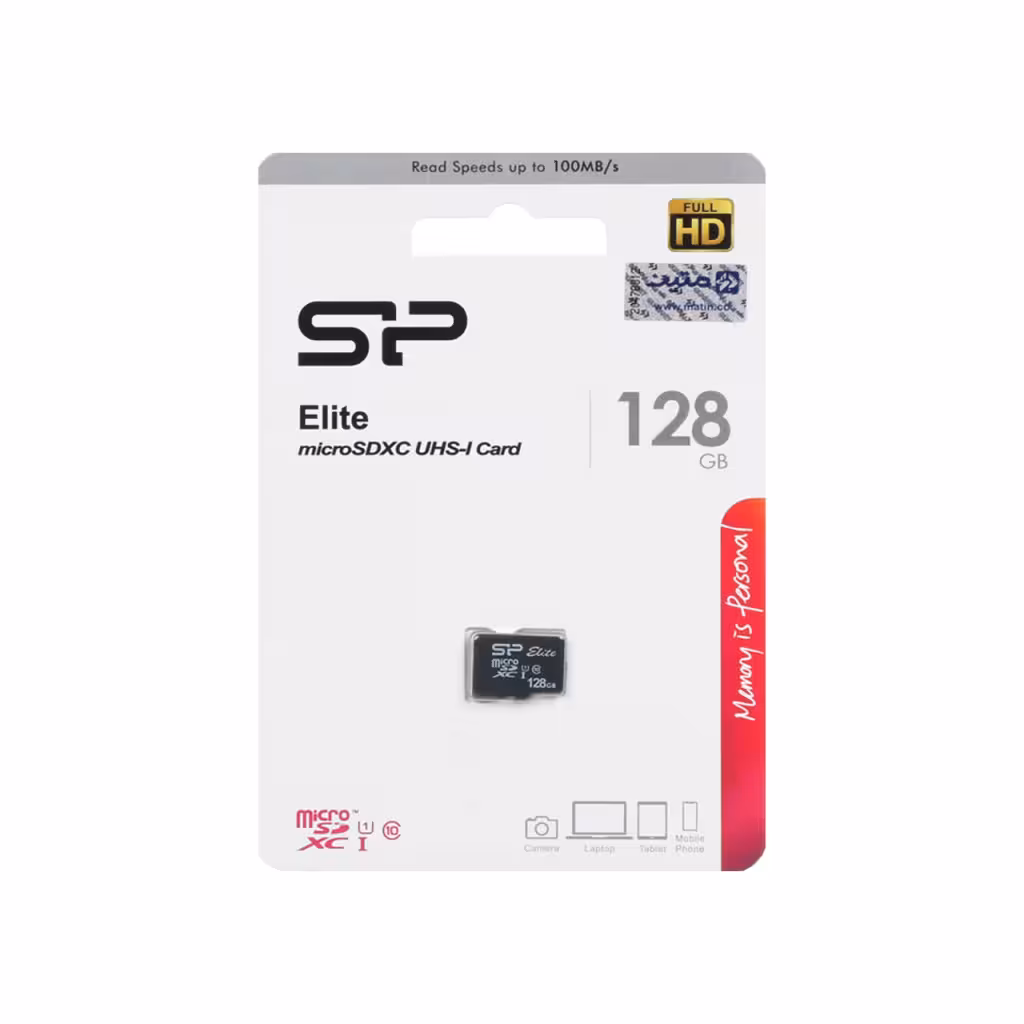کارت حافظه  سیلیکون پاور  ELITE  UHC-I U1  100MBps ظرفیت 128 گیگابایت