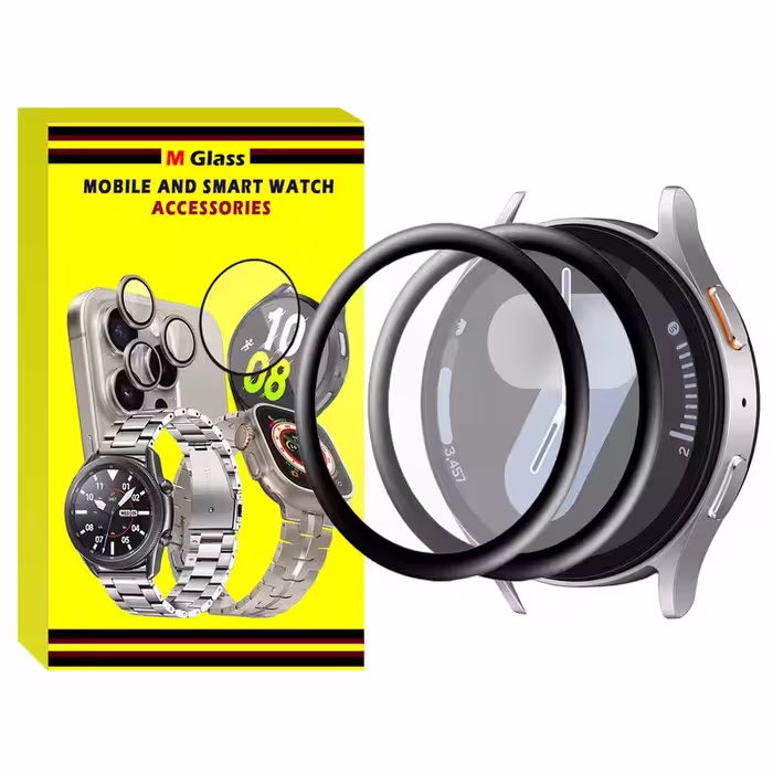 محافظ صفحه نمایش نانو ام‌گلس مدل Pmma-MG مناسب برای ساعت هوشمند سامسونگ Galaxy Watch 7 40mm بسته دو عددی | کالا برتری