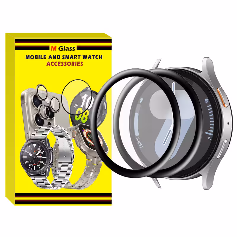 محافظ صفحه نمایش نانو ام‌گلس مدل Pmma-MG مناسب برای ساعت هوشمند سامسونگ Galaxy Watch 7 40mm بسته دو عددی | کالا برتری