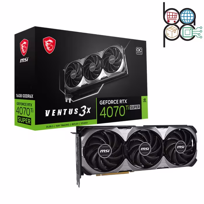 کارت گرافیک MSI مدل RTX 4070 Ti SUPER 16G VENTUS 3X OC