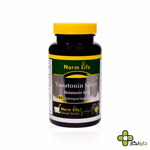قرص زیر زبانی واناتونین سیلور 5 میلی گرم نورم لایف