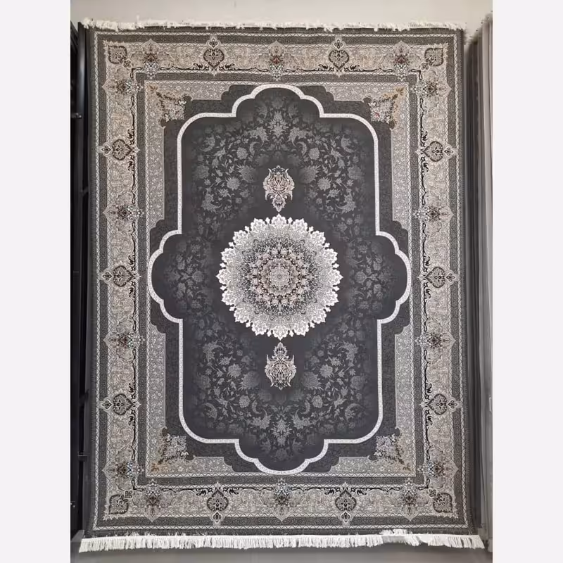 فرش 6متری ماشینی 700شانه کاشان 100درصدنخ اکریلیک مناسب جهیزیه