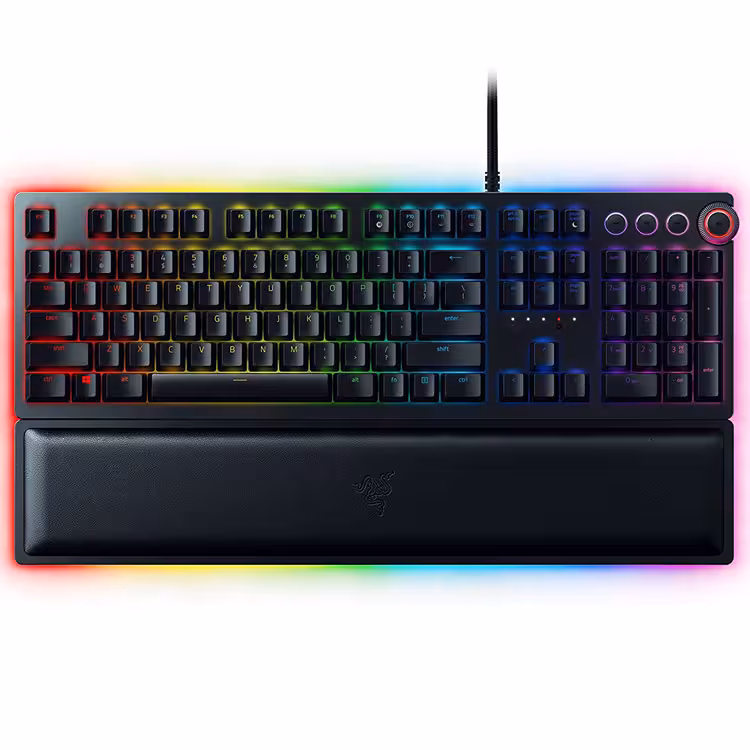 Razer Huntsman Elite Optical Keyboard – Purple Clicky Switches