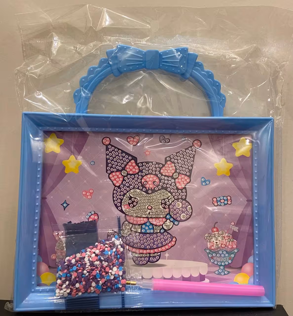 نقاشی الماسی قابدار طرح کرومی 01