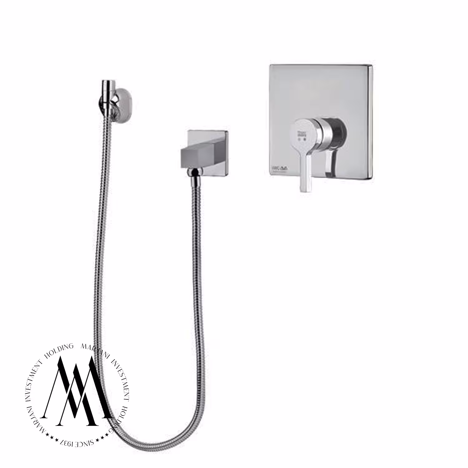 شیر توالت توکار kwc مدل آوا (کروم)