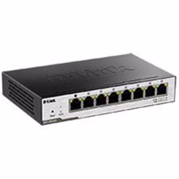 سوئیچ 8 پورت دی لینک مدل دی جی اس 1100 با یک پورت PD