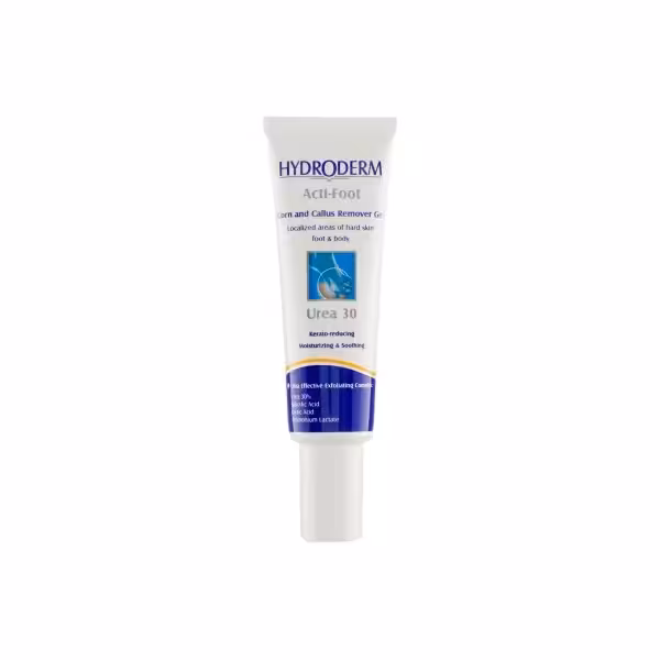 ژل مرطوب کننده قوی حاوی 30% اوره مخصوص قسمت های بسیار خشک بدن هیدرودرم 30 میلی لیتر Hydroderm
