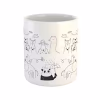 خرید ماگ-لیوان  پاندا  cute animals