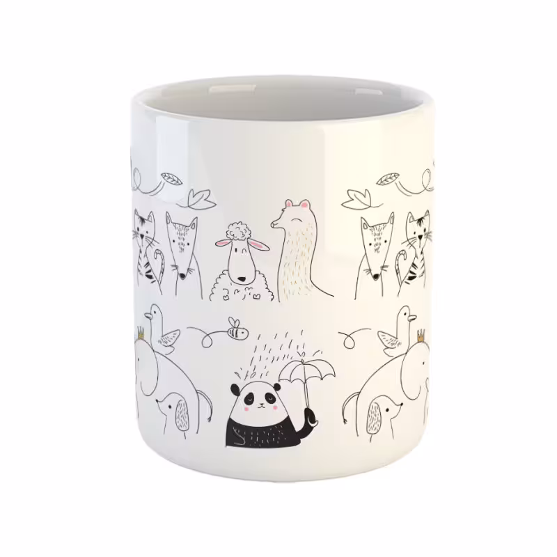 خرید ماگ-لیوان پاندا cute animals