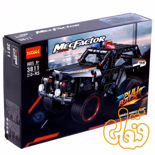 ساختنی لگو ماشین عقب کش 3811