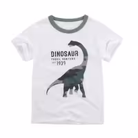 تیشرت آستین کوتاه بچگانه طرح دایناسور