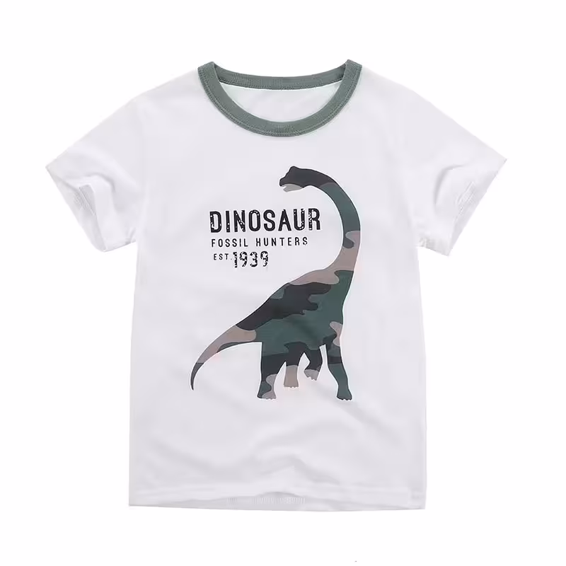 تیشرت آستین کوتاه بچگانه طرح دایناسور