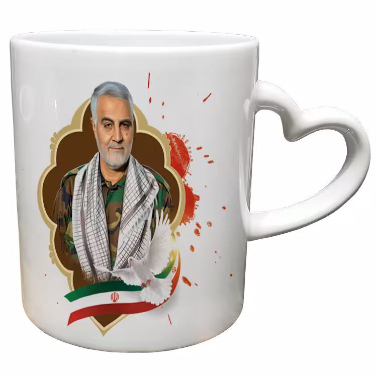 خرید ماگ-لیوان  دسته ساده  سردار سلیمانی کد 14