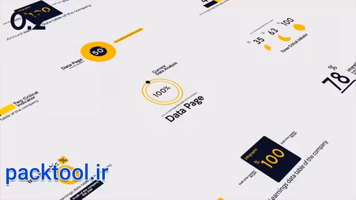 دانلود پروژه آماده پریمیر پرو نمودارهای اینفوگرافیک Charts Infographic - پک تول