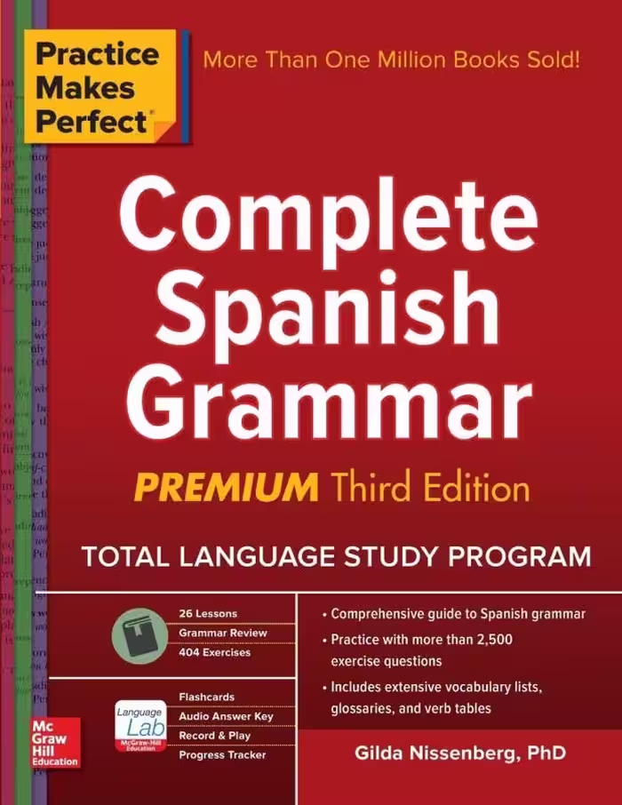 کتاب گرامر اسپانیایی کامپلیت اسپنیش گرامر Practice Makes Perfect Complete Spanish Grammar