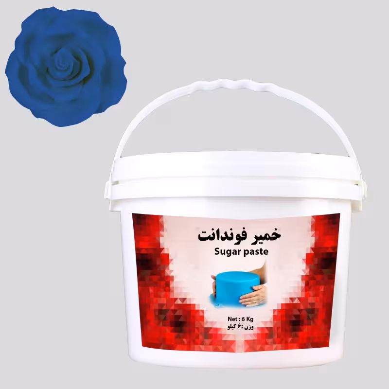 بودکور خمير فوندانت 6 کيلويي سرمه ايي 260041