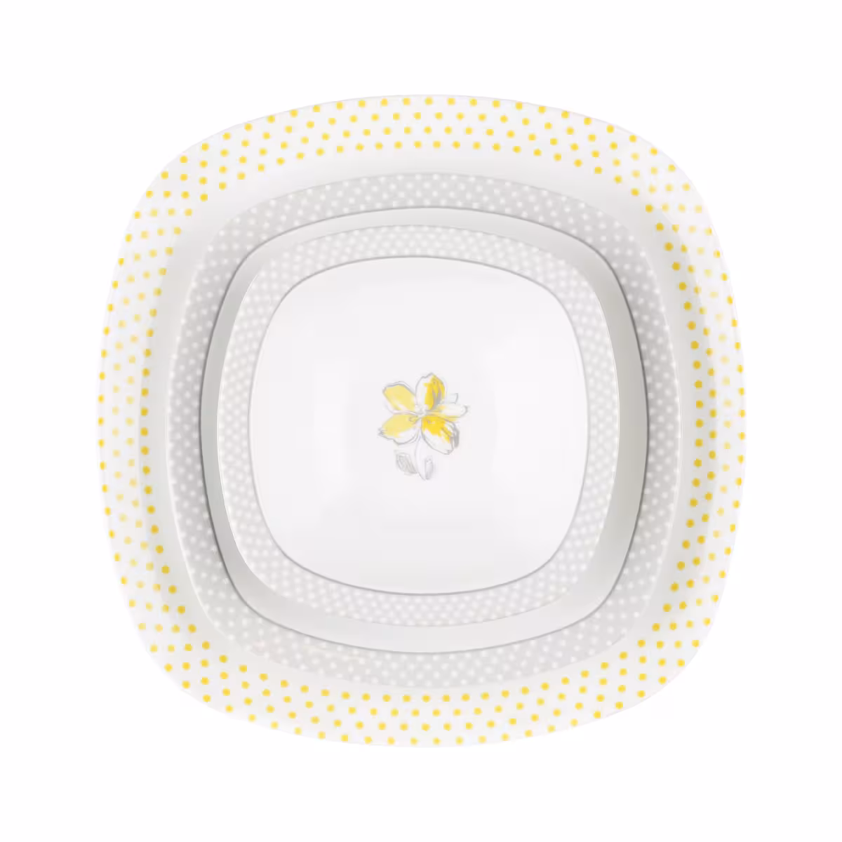 سرویس 27 پارچه 6 نفره طرح والنسیا زرد