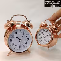 ساعت آبکاری مسی سایز 2 مدل کلاک