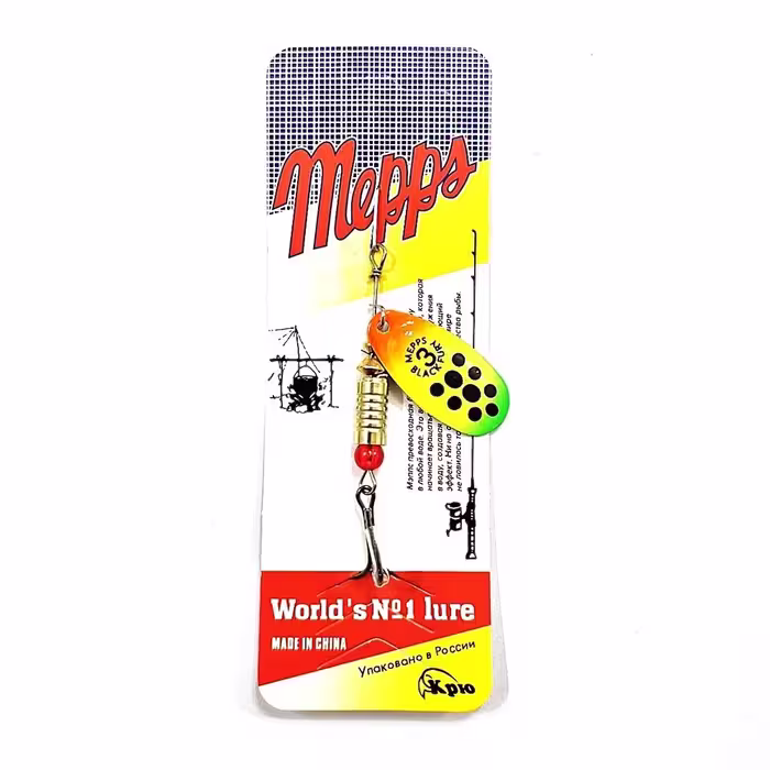 قلاب ماهیگیری پرچمی خال مشکی سایز 3 برند مپس MEPPS