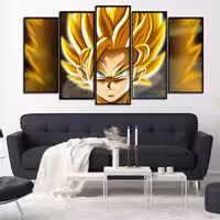 تابلو دنیای قاب مدل انیمه ATan0119 مجموعه 5 عددی | دنیای قاب