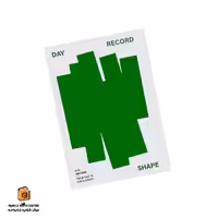 دفتر طرح DAY RECORD سفید سبز همین (HAMIN)