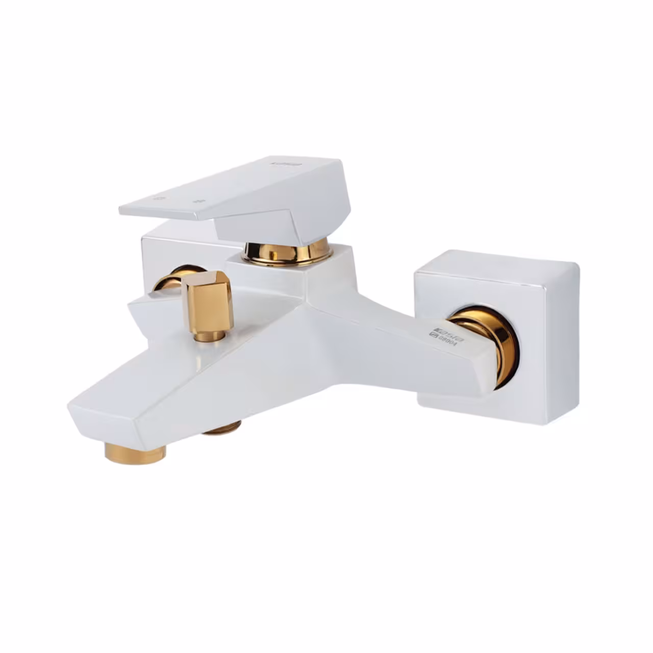 شیر دوش کسری مدل کنکورد سفید طلایی